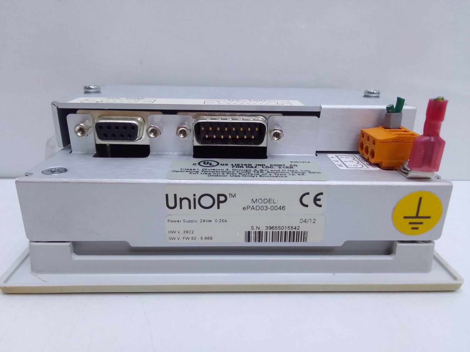 UNIOP/ EPAD03-0046 /POWER SUPPLY: 24V= 0.25A