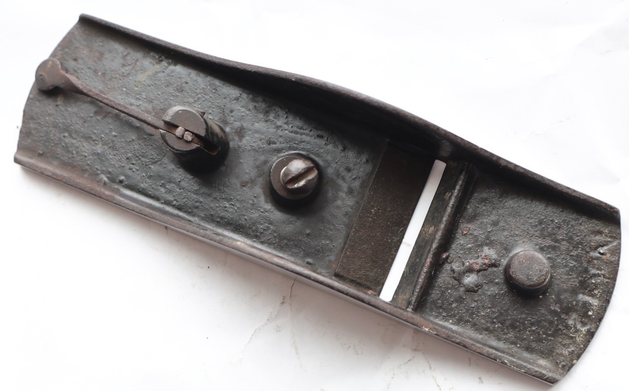 Unbranded No. 120 Block Plane Body w Early Lever Style Cutter Adjustment Rod MTT