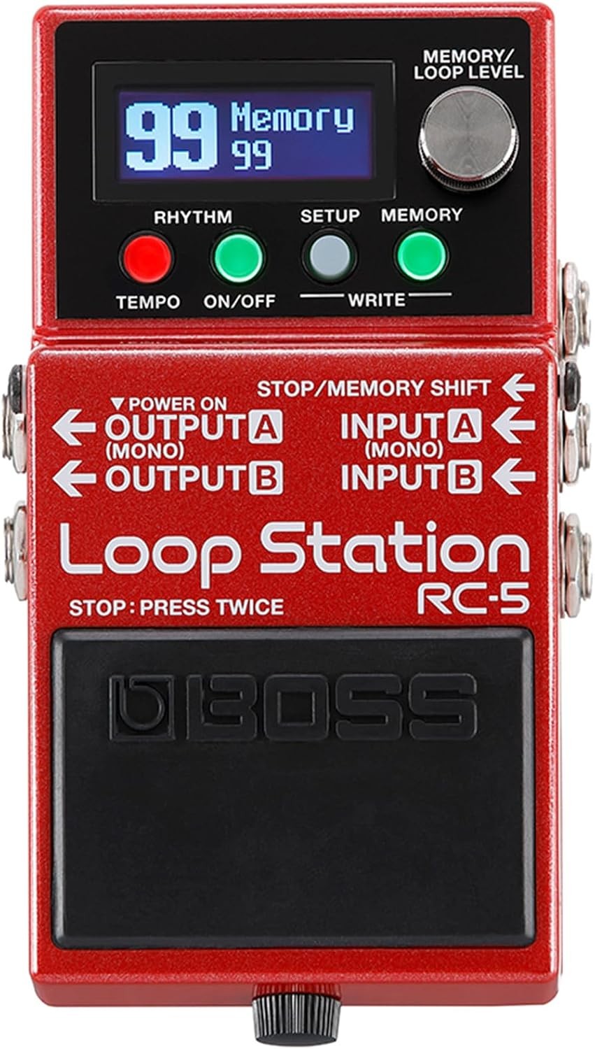 NEW BOSS RC-5 Loop Station Compact Stereo 13 Hour Recording