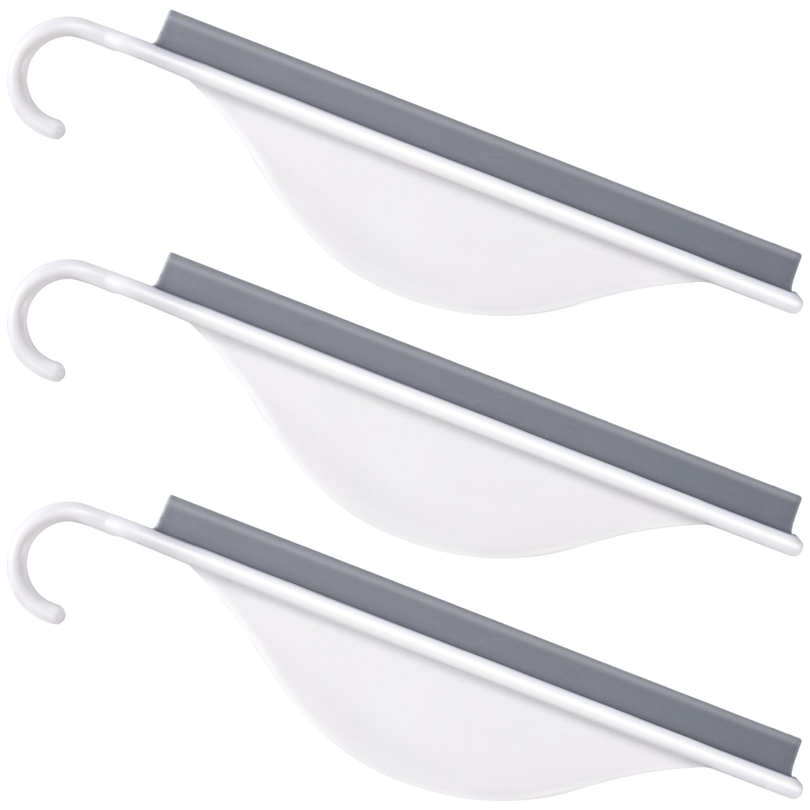 Nuorest 3 pcs Tiny Shower Mirror Squeegee for Bathroom, Window Squeegees for ...