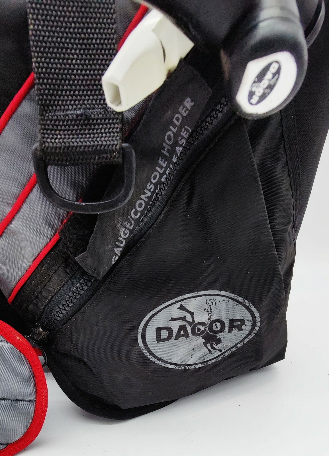 Dacor SCUBA Diving BCD Vest Red, Gray & Black Model 6606 USA - Nice
