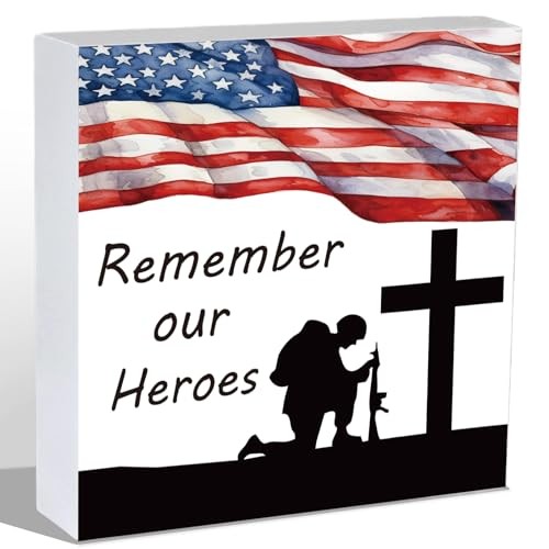 Memorial Day Decorations 4th of July Decorations Table Patriotic Fourth Red