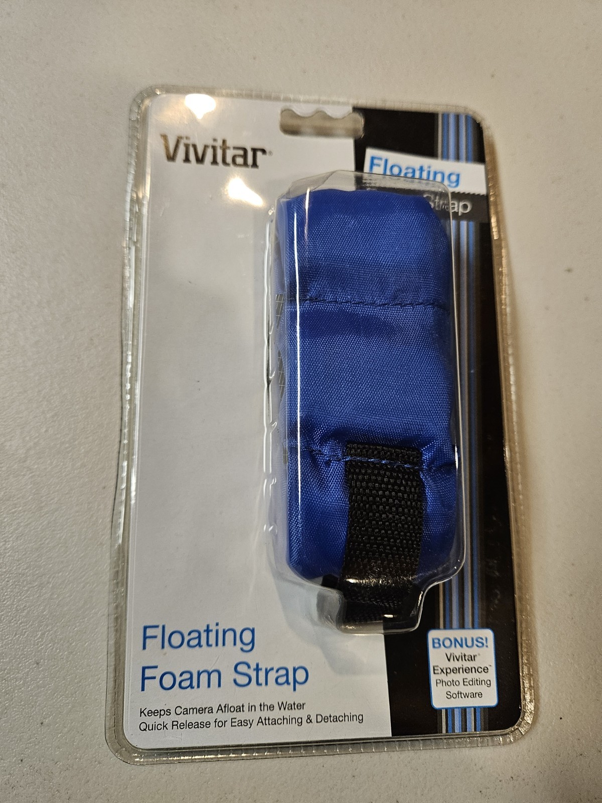 Vivitar Floating Foam Strap Blue For Waterproof Digital Cameras