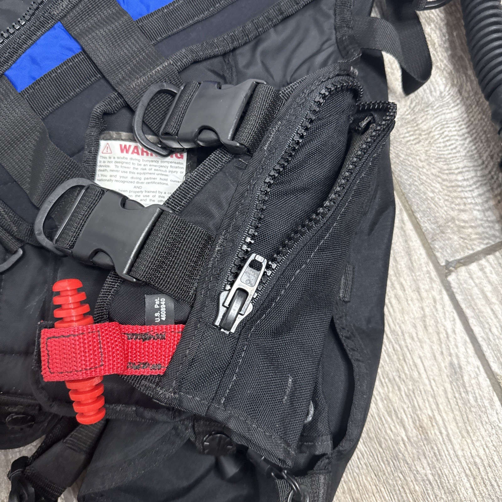 Zeagle Scuba Diving Core Buoyancy Back Inflate Vest Small