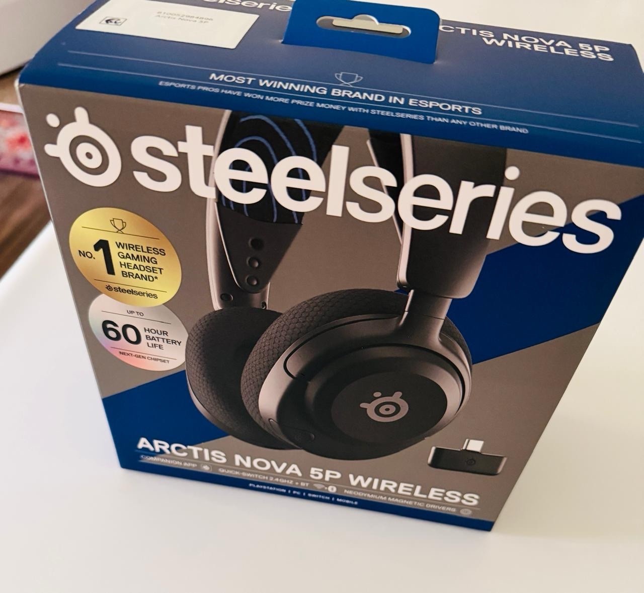 SteelSeries Arctis Nova 5P Wireless Headset Black for PlayStation PC Switch