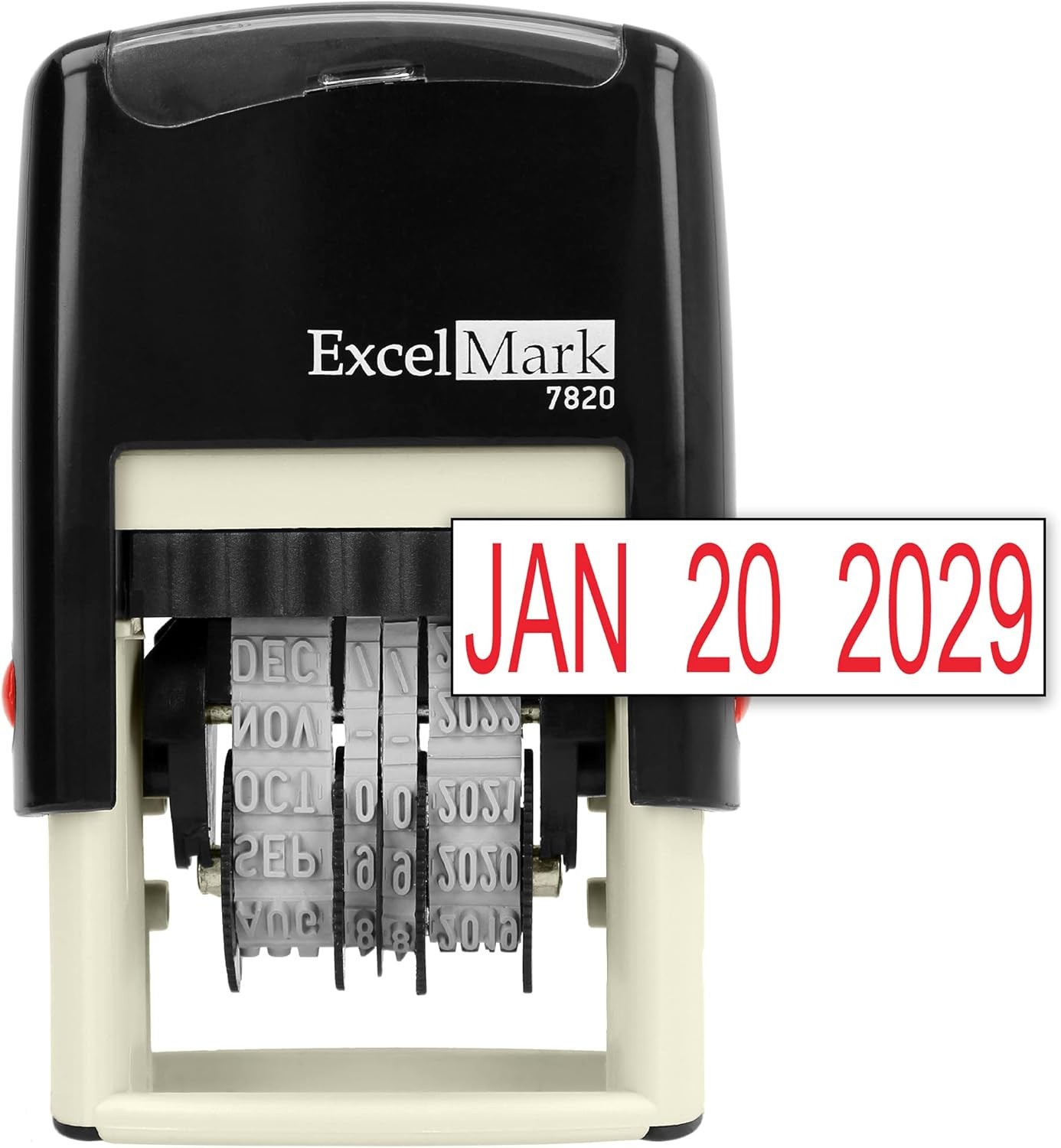 7820 Self-Inking Rubber Date Stamp – Great for Shipping, Receiving, Expiration