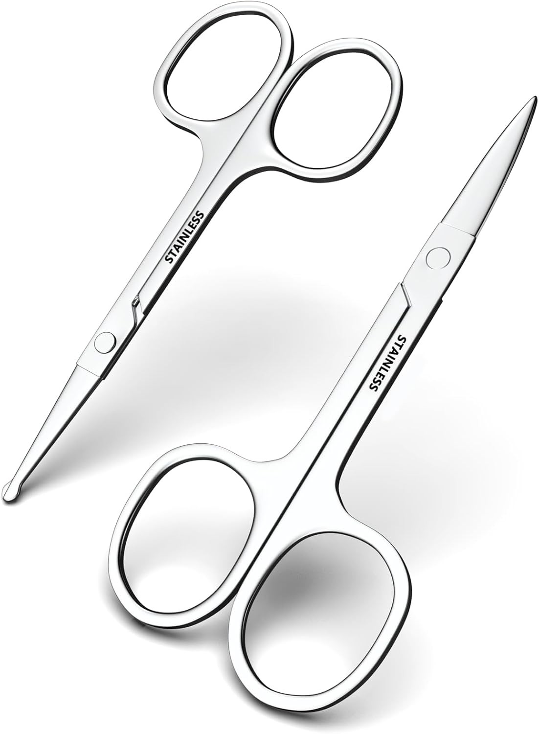 Facial Hair Small Grooming Scissors For Men Women, Eyebrow & Nose Hair Scissors