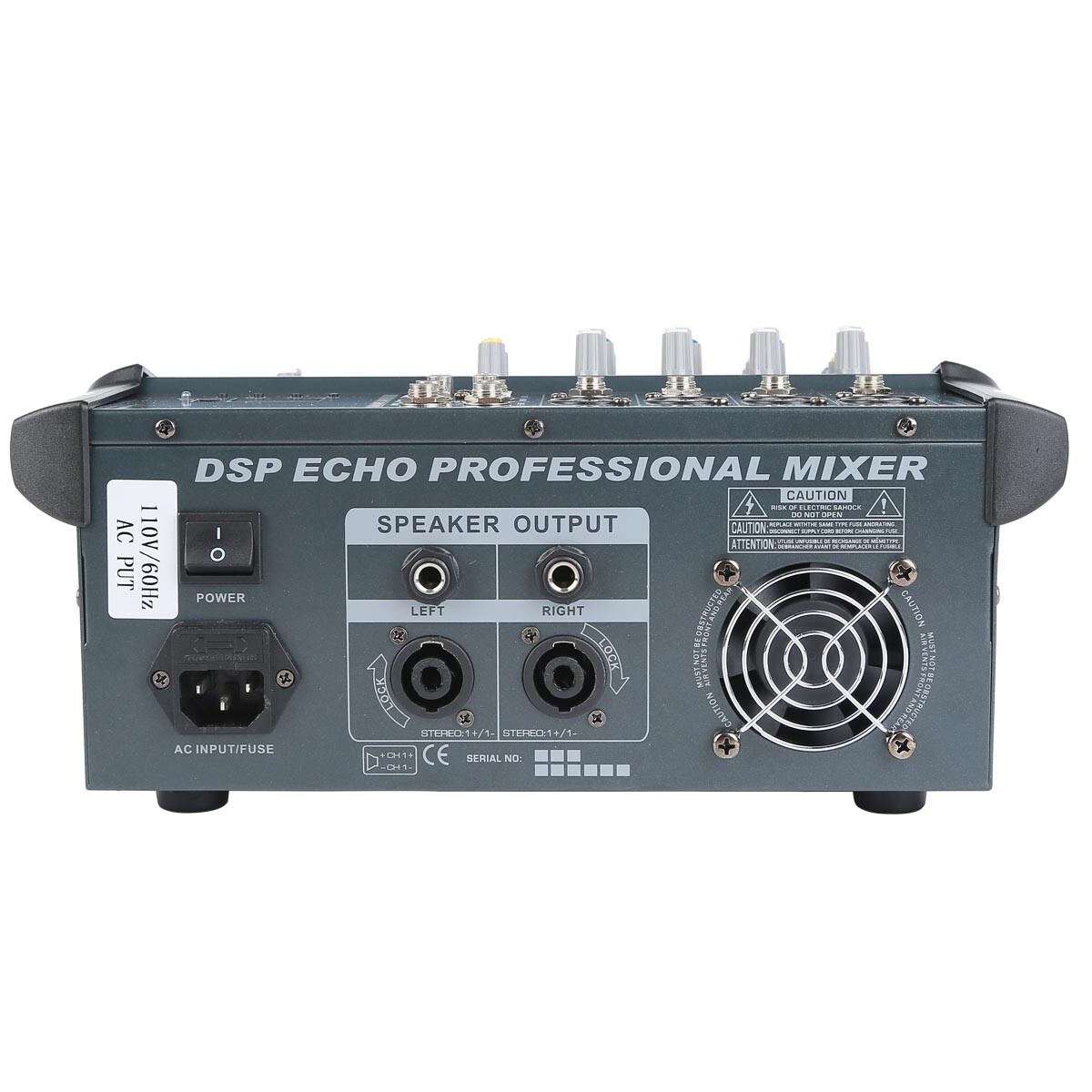 4 Channel Digital Powered Audio Bluetooth Audio Mixer Mixing Amplifier TRS 16DSP