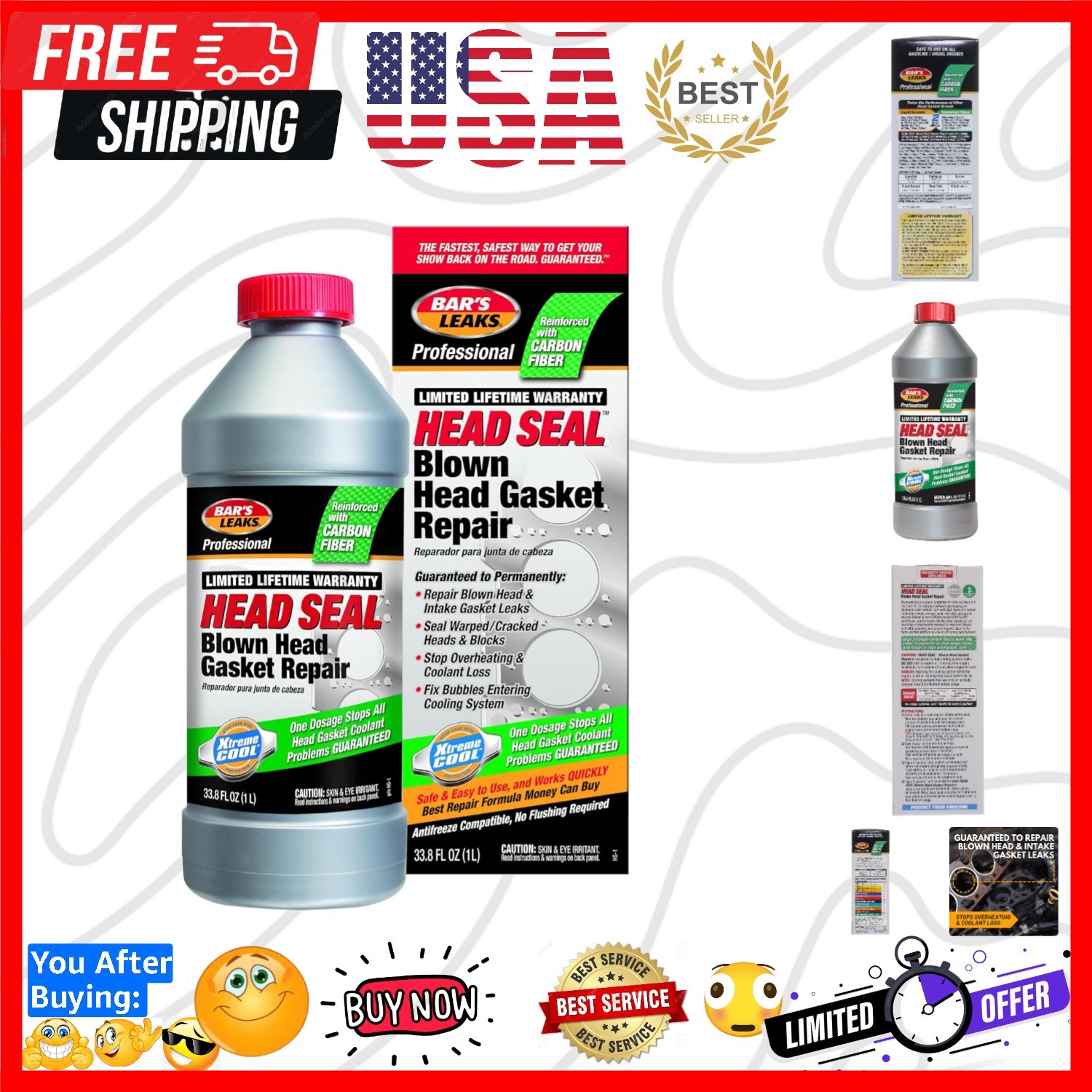 HEAD SEAL Blown Head Gasket Repair