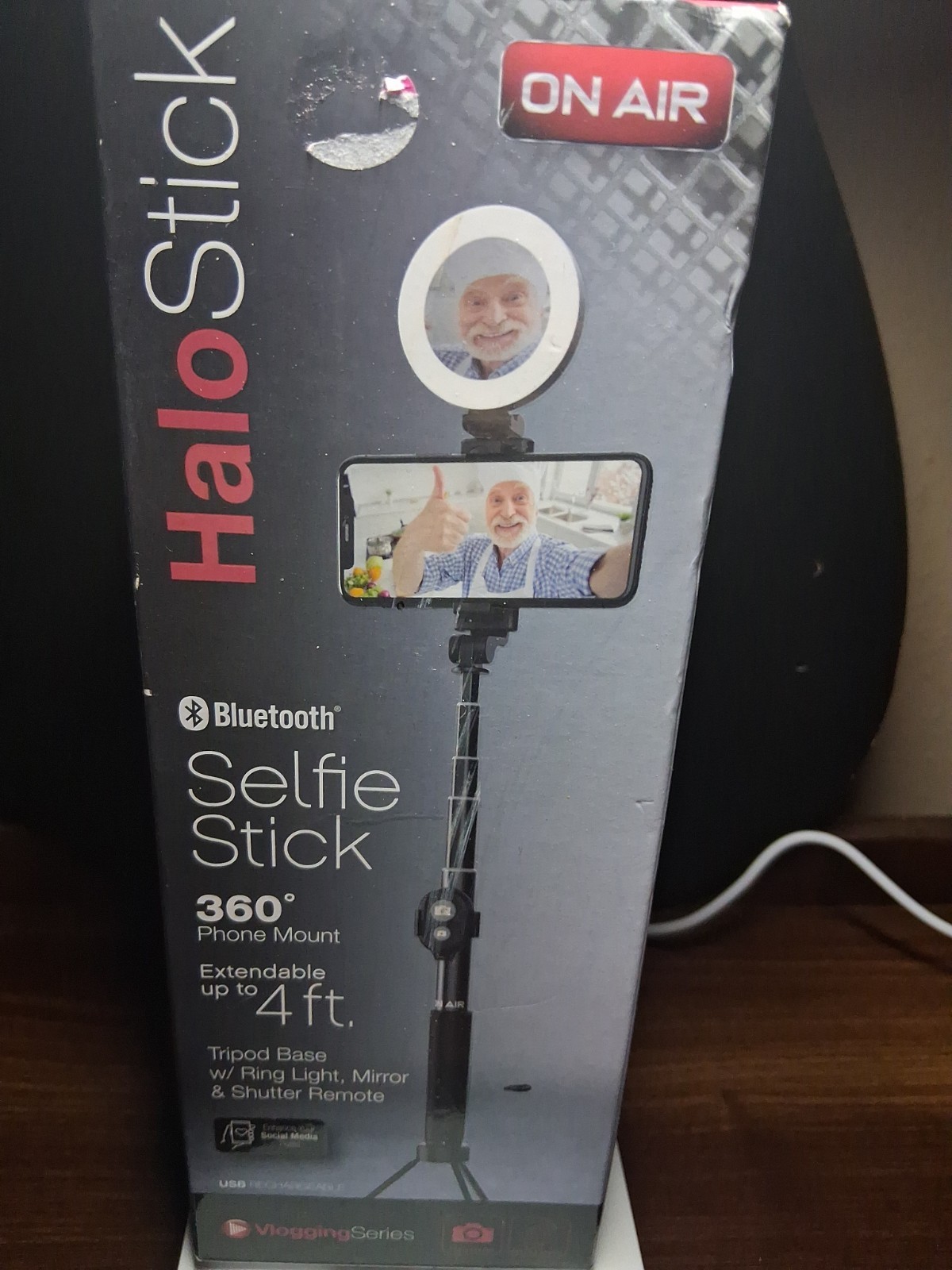 Halo Stick  Bluetooth Stick Ring Light Tripod Remote Vlogging  Series Onair