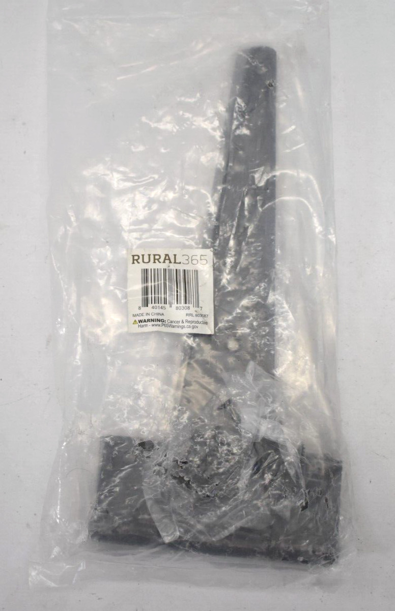 Rural365 Triangle Door Hinge 2 Pack Heavy Duty 12" L Black Iron Finish