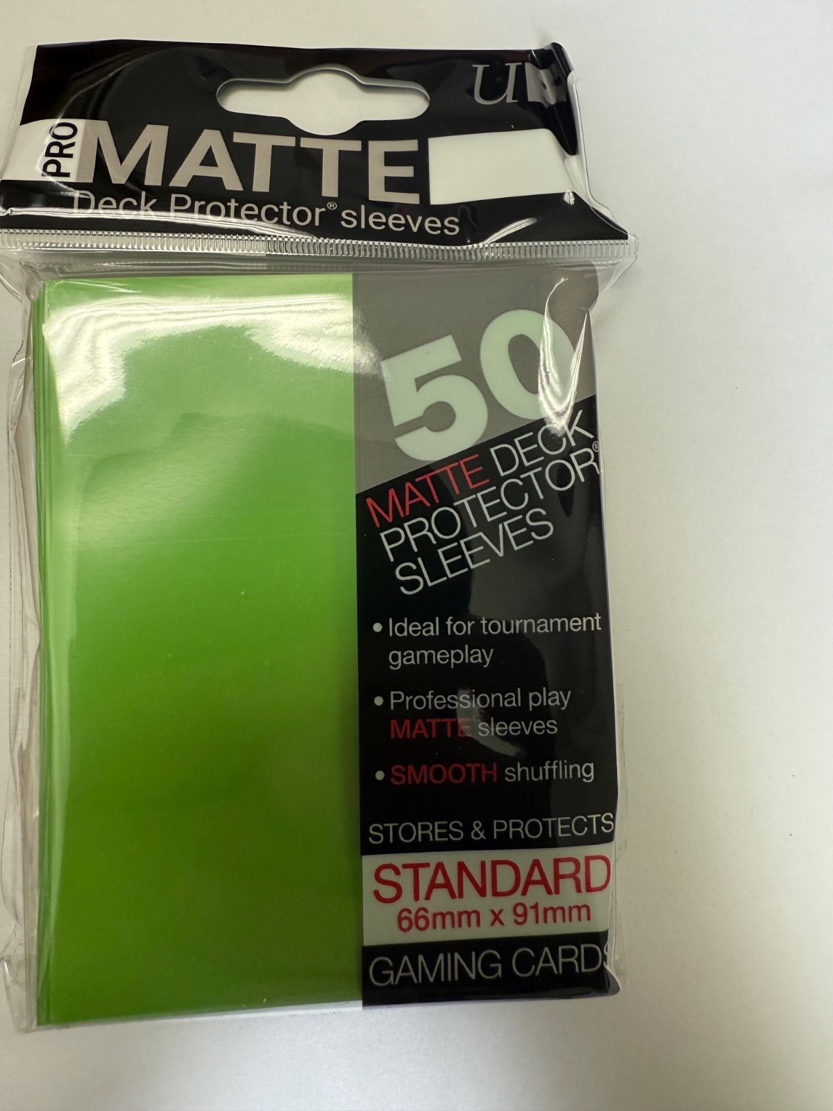 Lime Green  (100) ULTRA PRO Card Sleeves PRO-MATTE DECK PROTECTORS MTG Pokemon