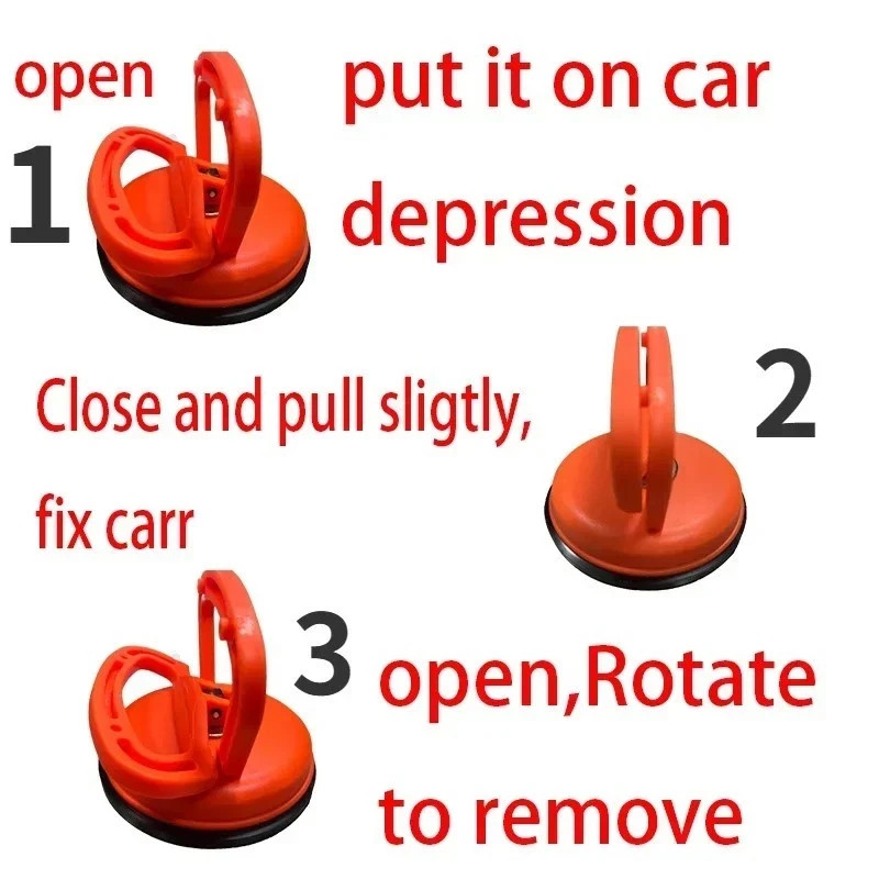 Suction Cup Dent Puller Bodywork Panel Remover Repair Tool Car Glass Lifter Us