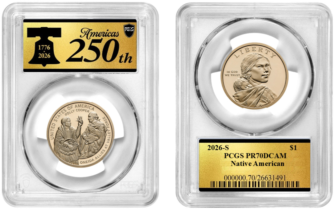 Presale 2026 S Native American $1 PCGS PR70DCAM #948