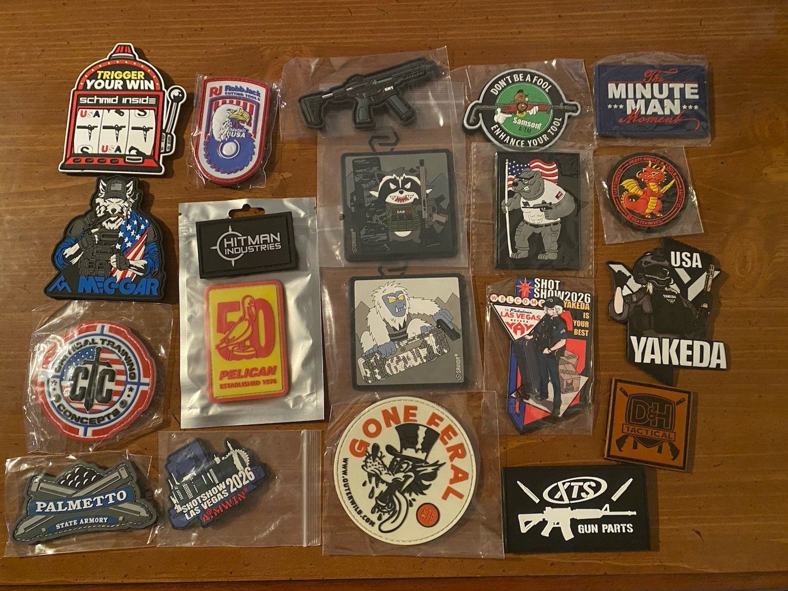 2026 SHOT Show Las Vegas Patch Lot 20 Patches