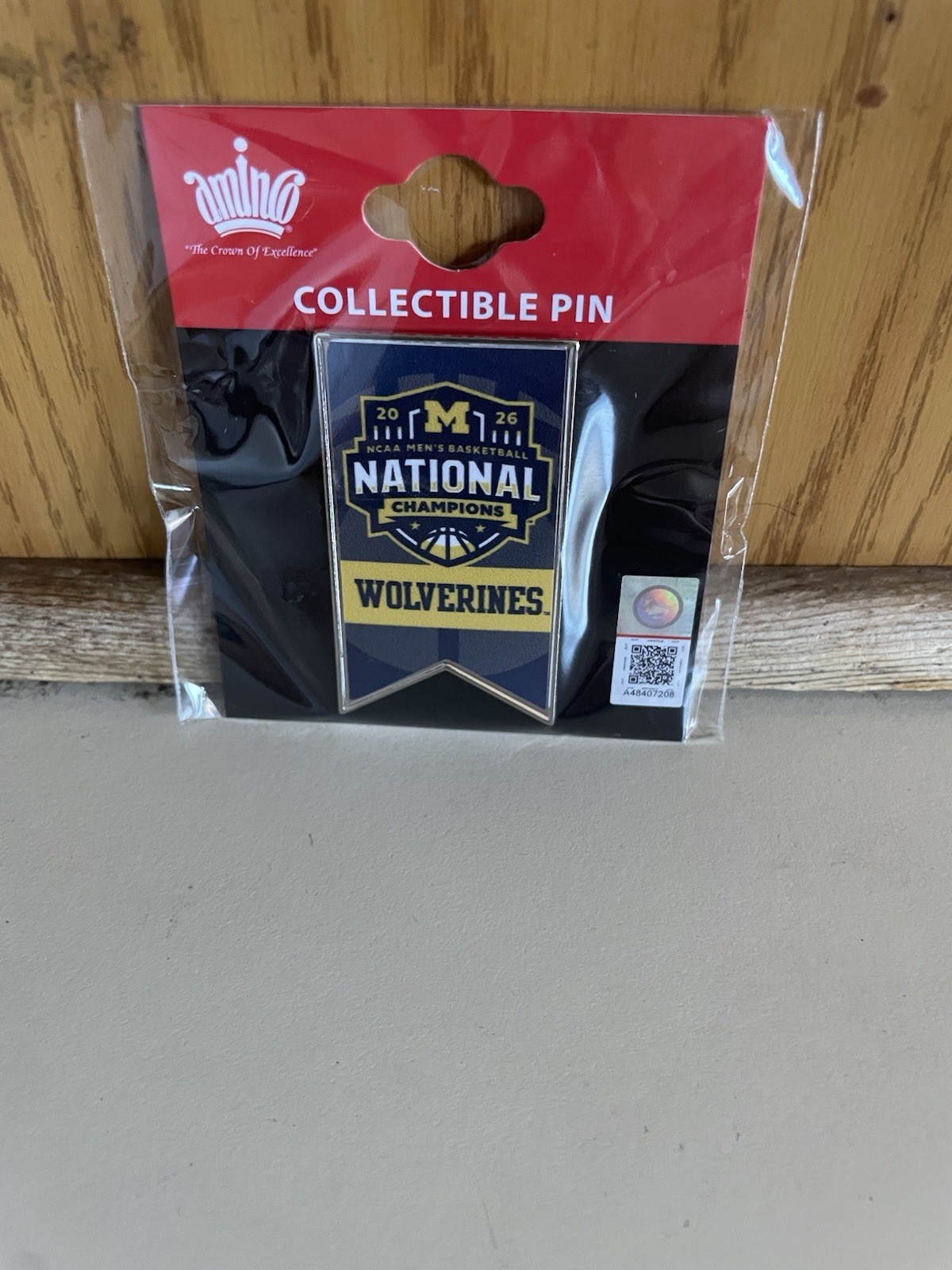 Michigan Wolverines Pin 2026 NCAA Men’s Basketball Champions Hat Lapel Collector