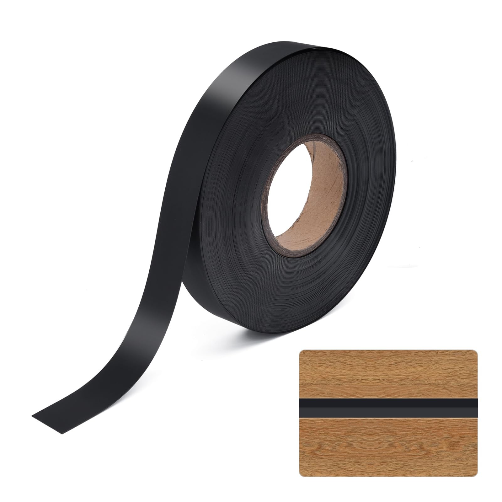Slatwall Inserts Black Vinyl Decorative Wall Plate Gap Filler 130 Feet