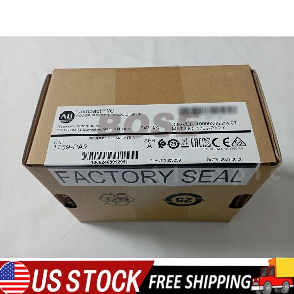 New Sealed Allen-Bradley 1769-PA2 CompactLogix Power Supply 1769PA2 US Free Tax