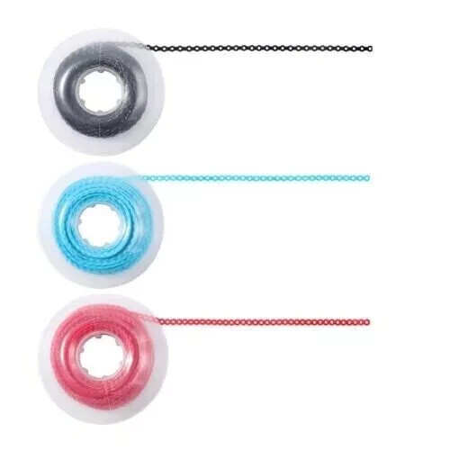 10Rolls Dental Orthodontic Elastic Power Chain Rubber Bands Ligature Chain Short