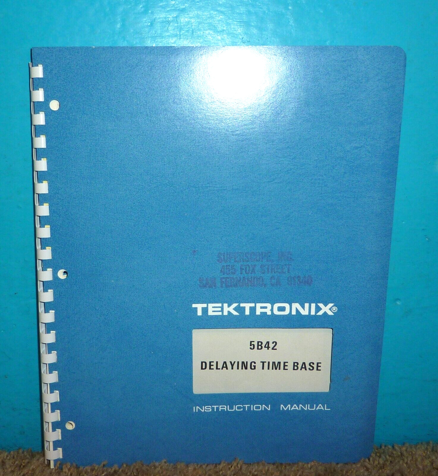 Tektronix 5B42 Delaying Time Base Instruction Manual OEM 1973