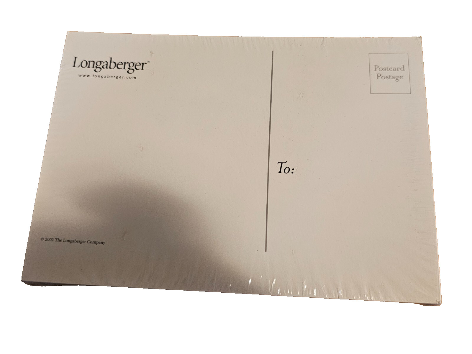 Longaberger Basket Blank Postcards 100 Packet 83622 set Sealed