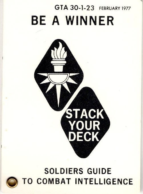 2X US Army Soldier's Guides to Combat Intelligence, 30-1-23, 1977 (Pocket Size)