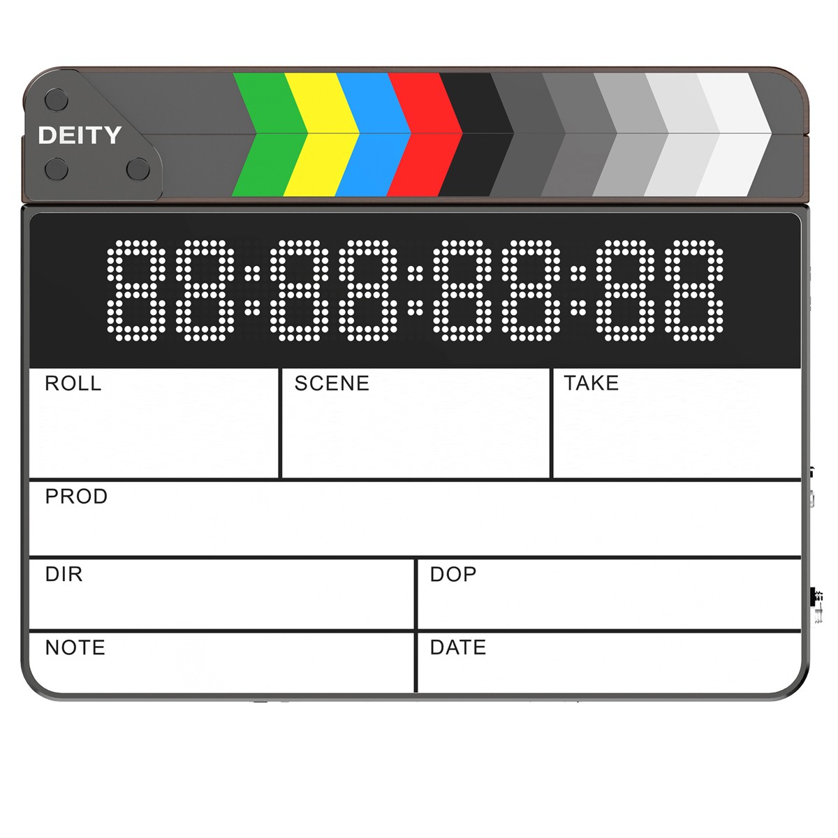 Deity Microphones TC-SL1 Bluetooth Timecode Smart Clapper Slate with Color Clapp