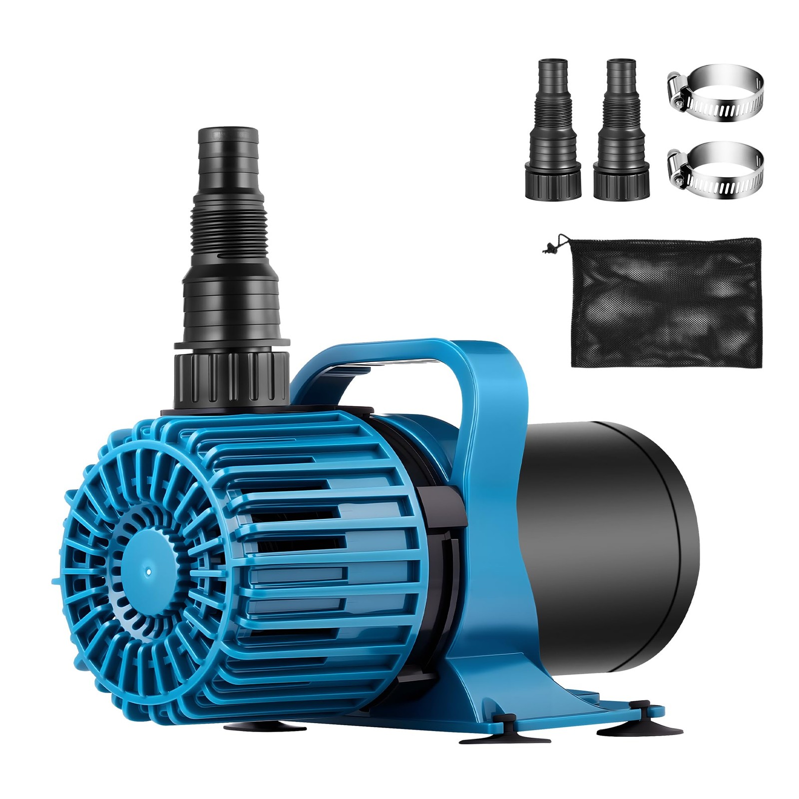 TONGCHANT Pond Pump for Fish Fountain & 1600GPH-100W-Blue, Blue