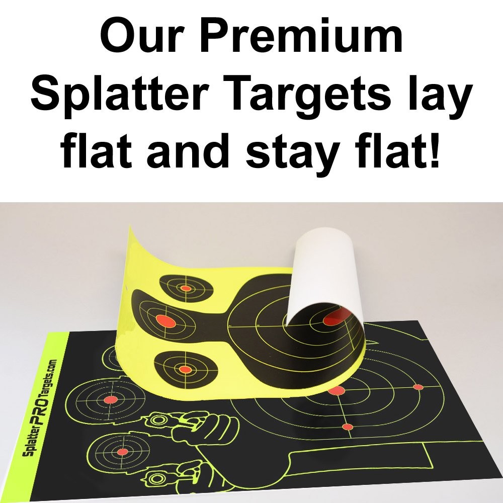 Splatterprotargets 12X18 Splatter Targets. Shots Burst A Bright Splatter Upon