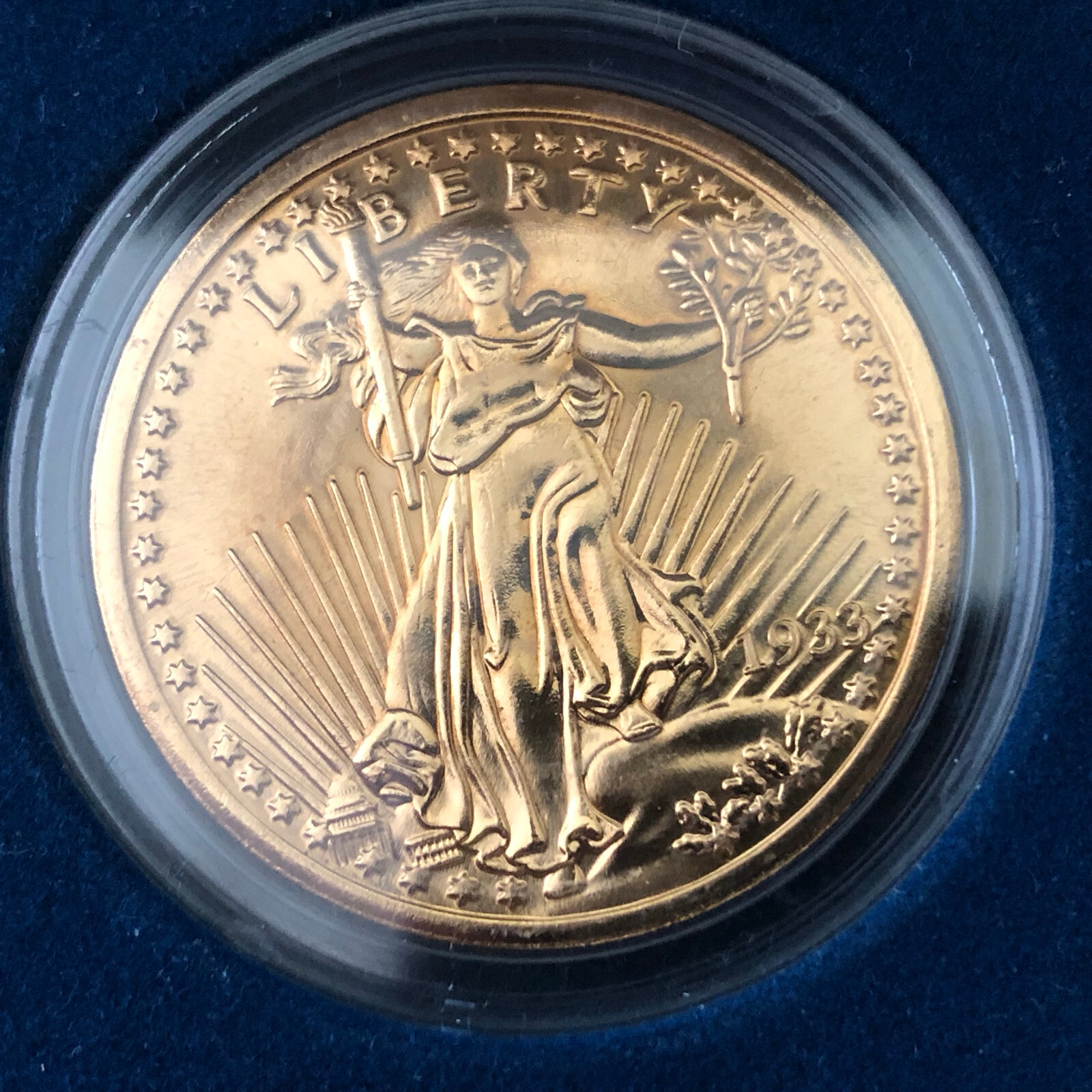 $20 Saint Gaudens 1933 Tribute Proof in Original Box