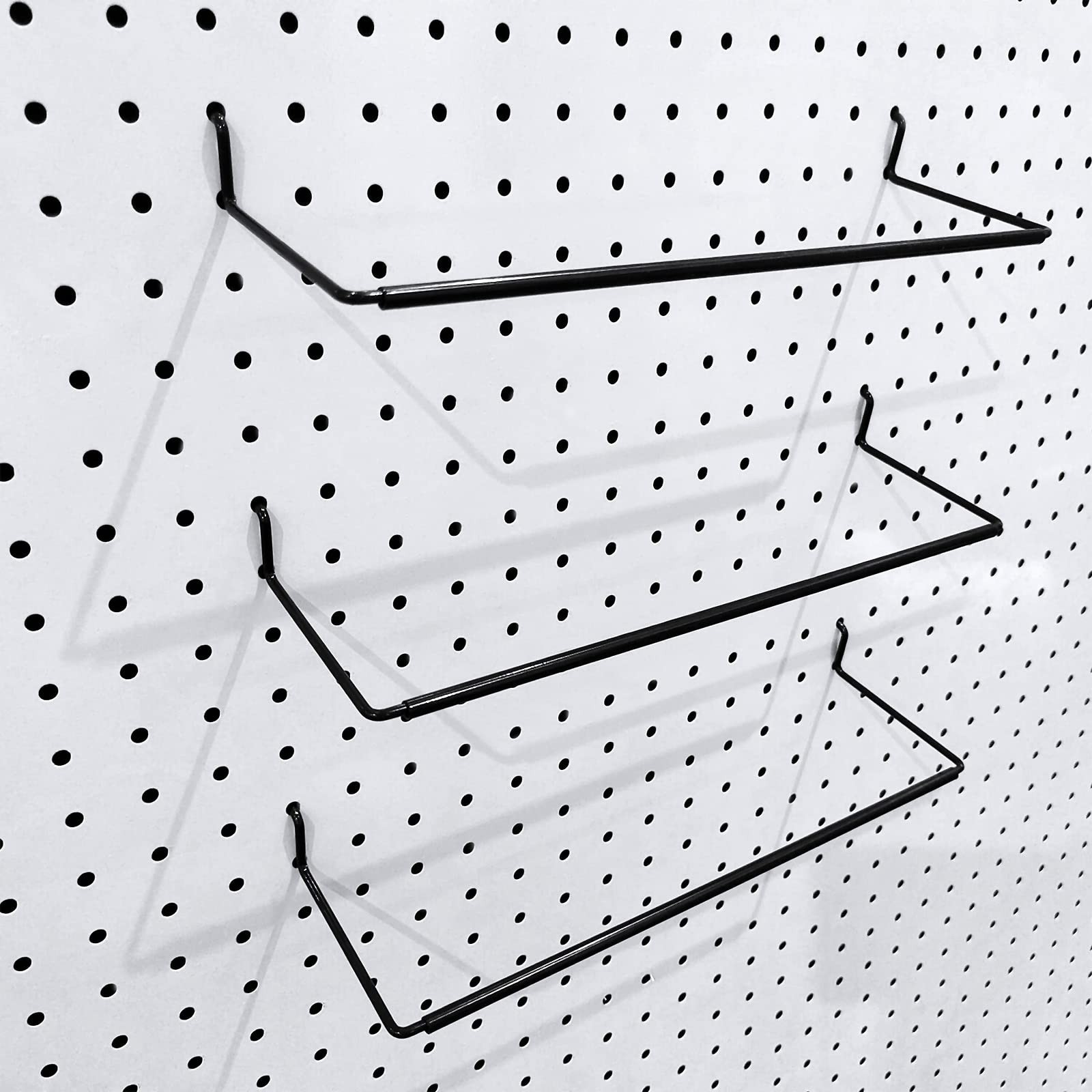 5 Pack Extendable Pegboard Paper Towel Holders for Workshop Storage