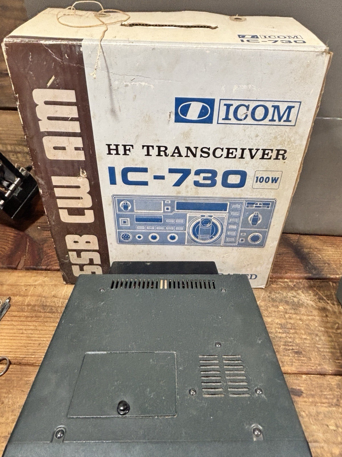 Icom IC‑730 HF Transceiver FL‑30 CW Filter Installed Clean Working Original Box