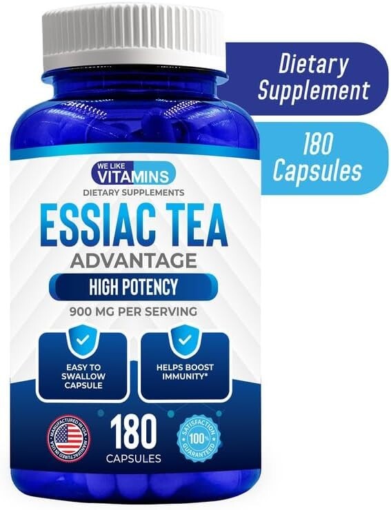 Essiac Tea Advantage 900mg 180 Capsules