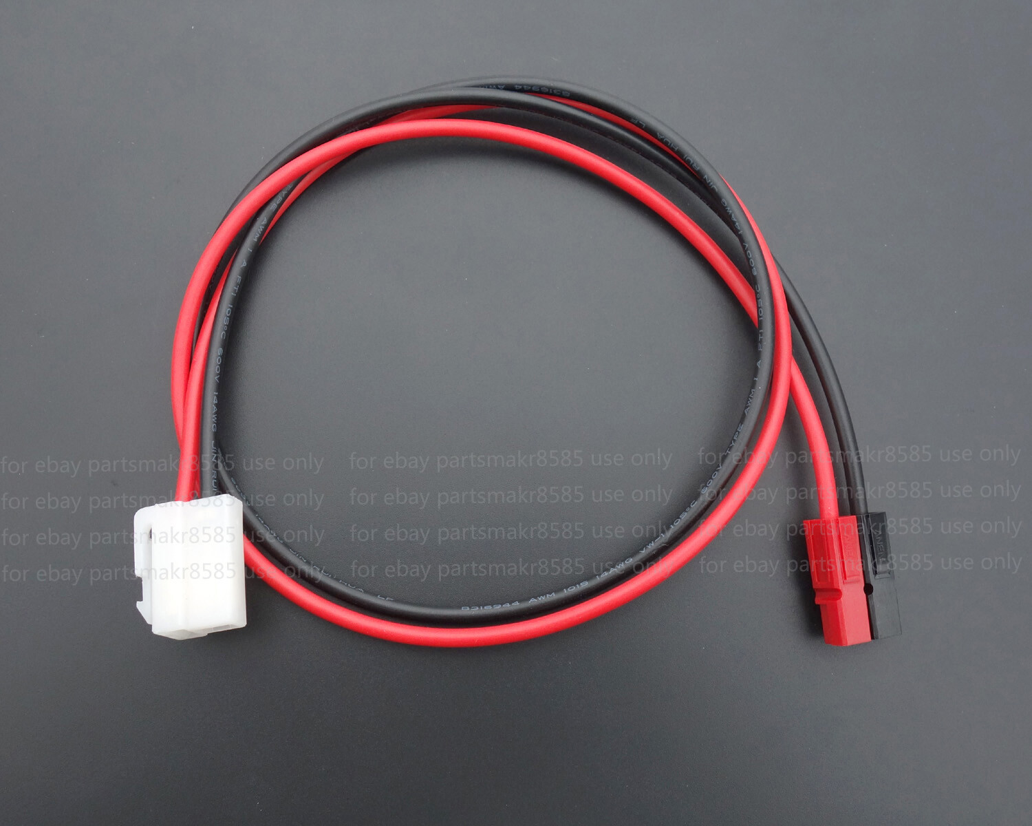 2 ft. Ham Radio Adapter Cable T-Type Power Source Plug to Anderson Power Pole