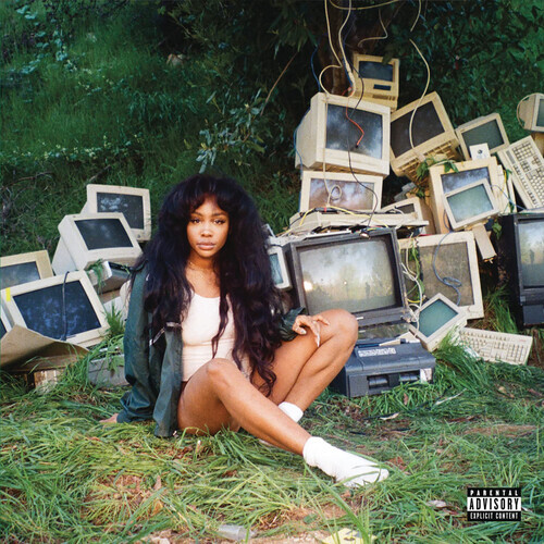 SZA - Ctrl Translucent Green Vinyl Record 2 LP (USED) Free Shipping