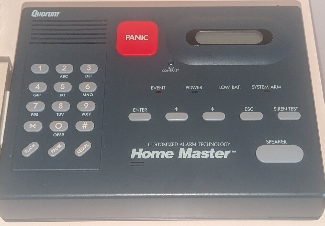 Quorum Home Master HM-100 Security System *PLEASE READ*