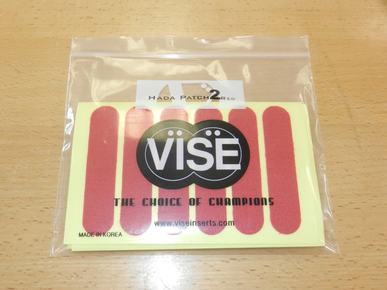(1 Pack) Vise Bowling Thumb Tape Hada Patch #2 Skin Tape 60 Pc 1/2" Red