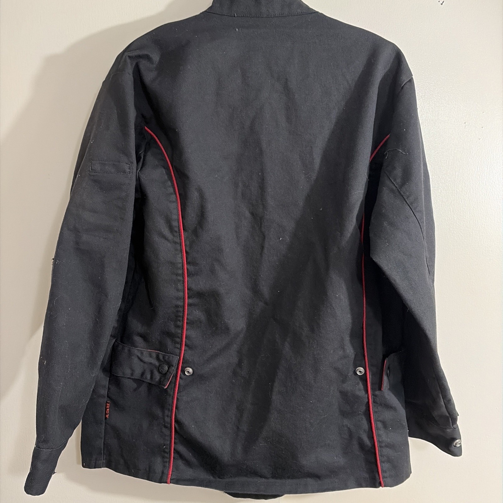QTY 3 BSX Welding Jacket Size Medium Long Sleeve Black Button Up Flame Resistant