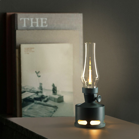Tubicen Old Days LED Portable Table Lamp - Forest Green - New Open Box