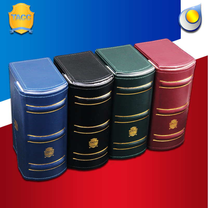 Storage Box/Case w Faux Leather for NGC PCGS ANACS Certified Coin Holders Slabs