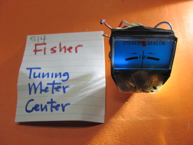 📈FISHER 514 QUAD RECEIVER TUNING METER CENTER