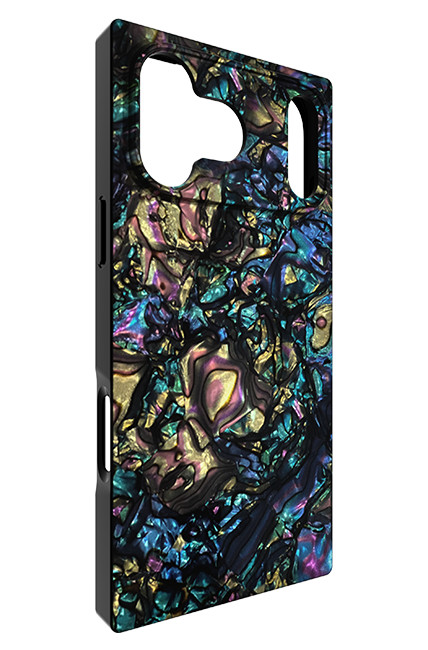 FLAUNT SQUARE Abalone MagSafe Case - iPhone 17 Pro Max - Multi