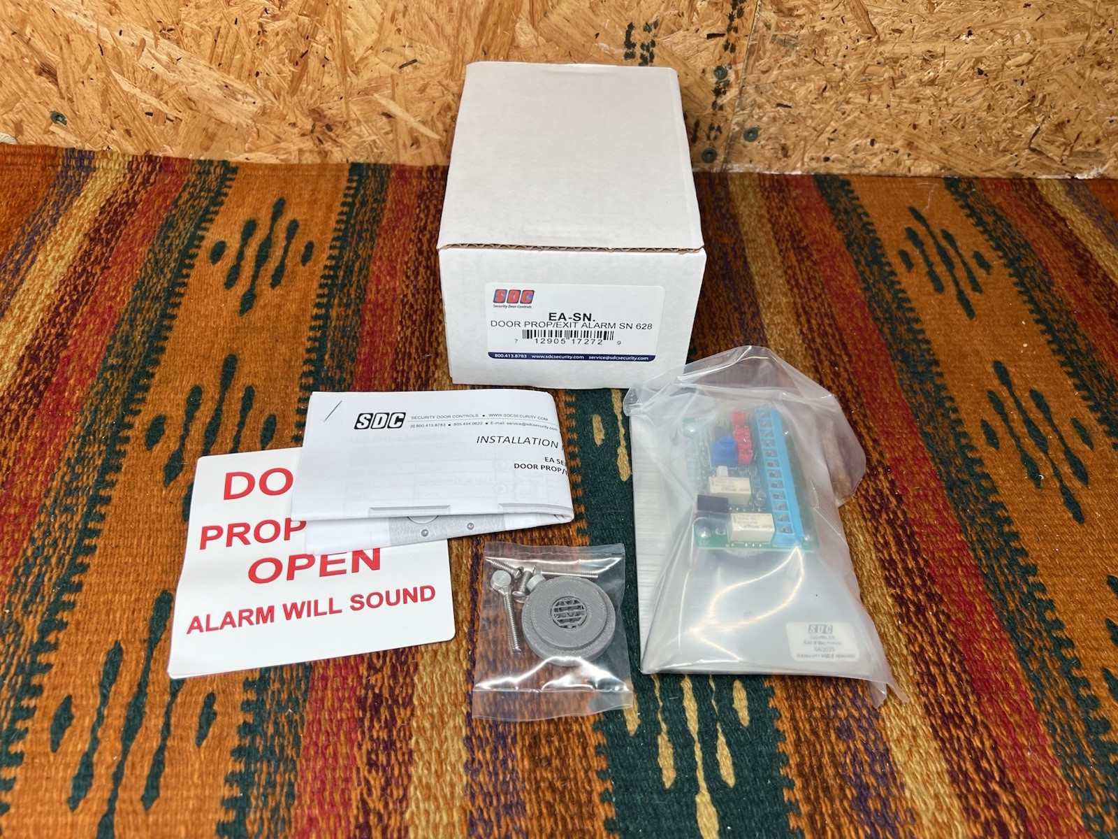Security Door Controls SDC EA-SN Door Prop Exit Alarm SN 628 NEW EA Series