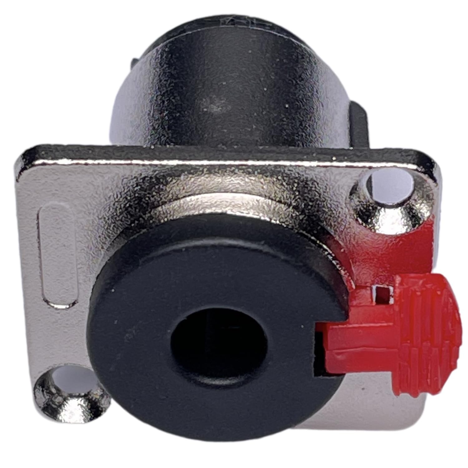 CESS 6.35mm TRS Stereo Female Square Panel Mount Socket, 2 Pack
