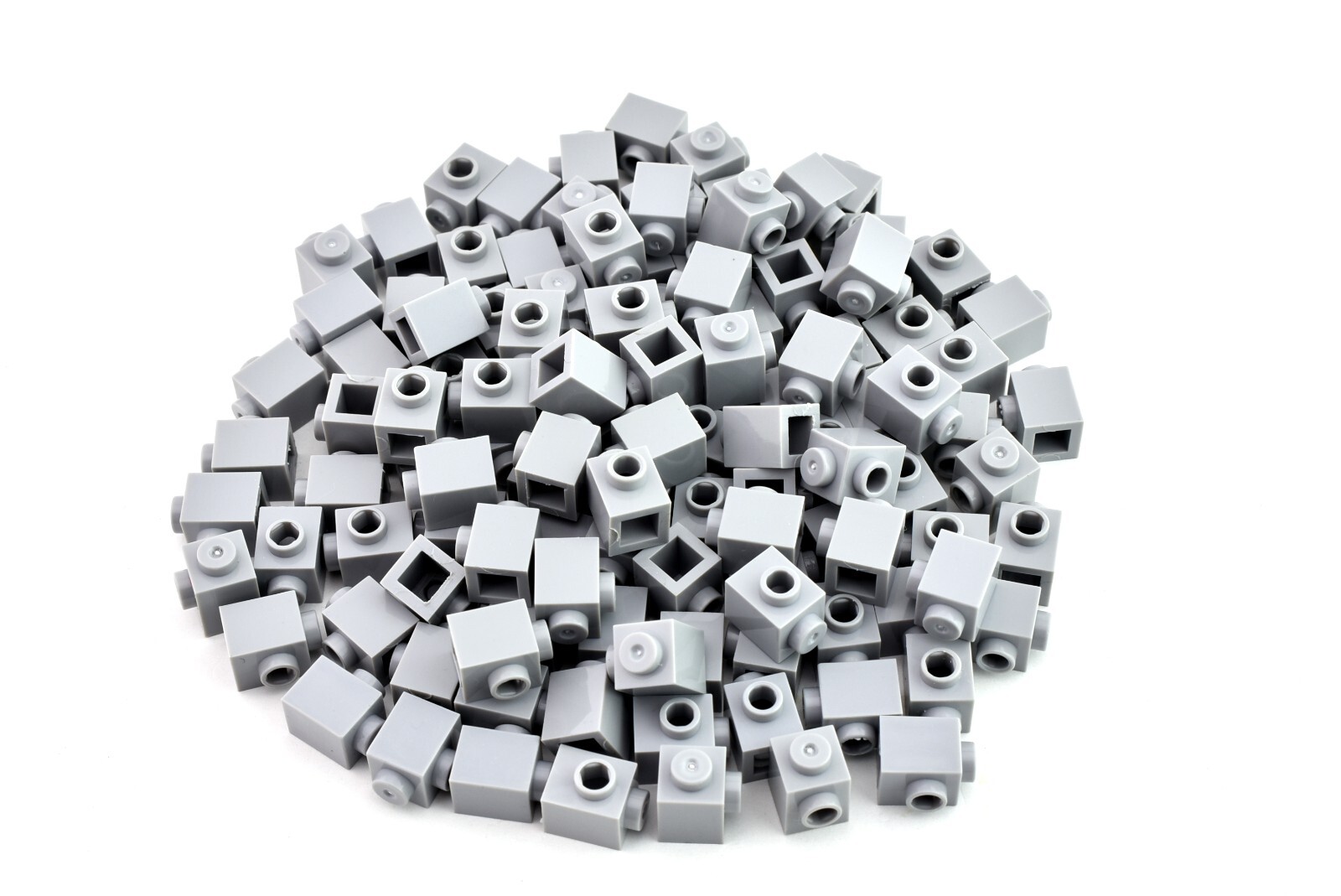 TCM BRICKS Light Bluish Gray Brick 1x1 w/ Stud on 1 Side X100 Compatible Parts