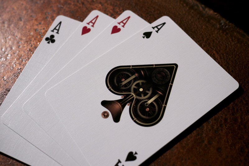 12 decks Bicycle STEAMPUNK THEORY 11 playing cards