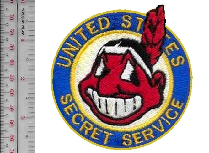 Cleveland Indians & US Secret Service Cleveland Field Office Baseball NO TARIFF