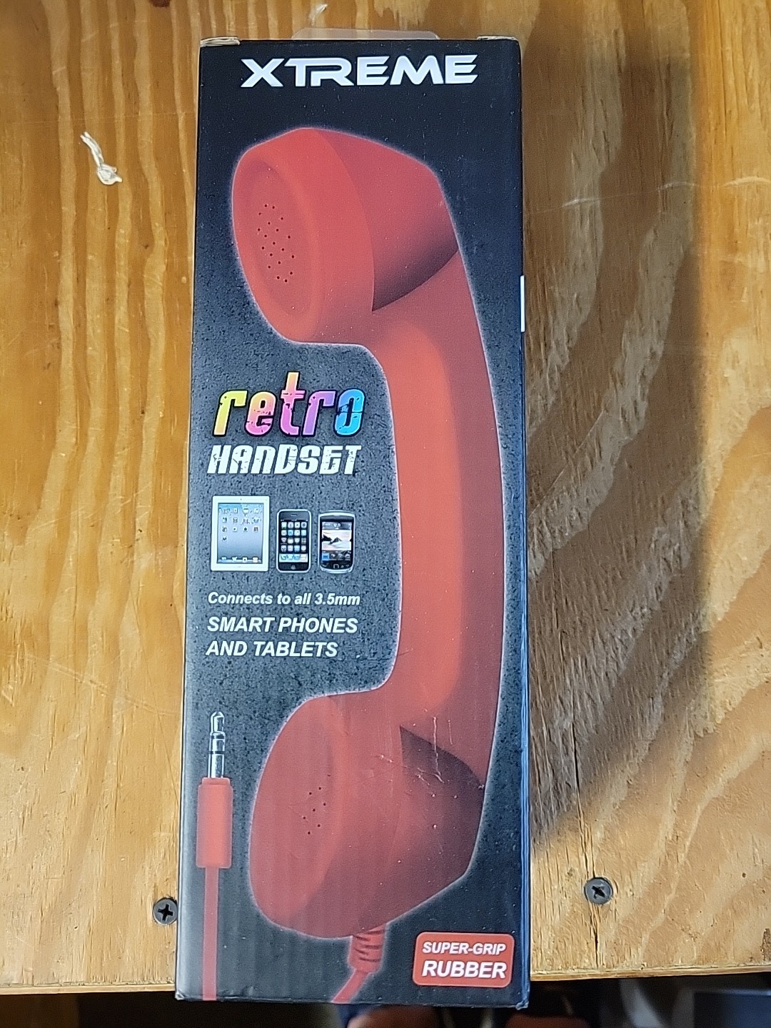 Xtreme Retro Style Audio Handset Red color