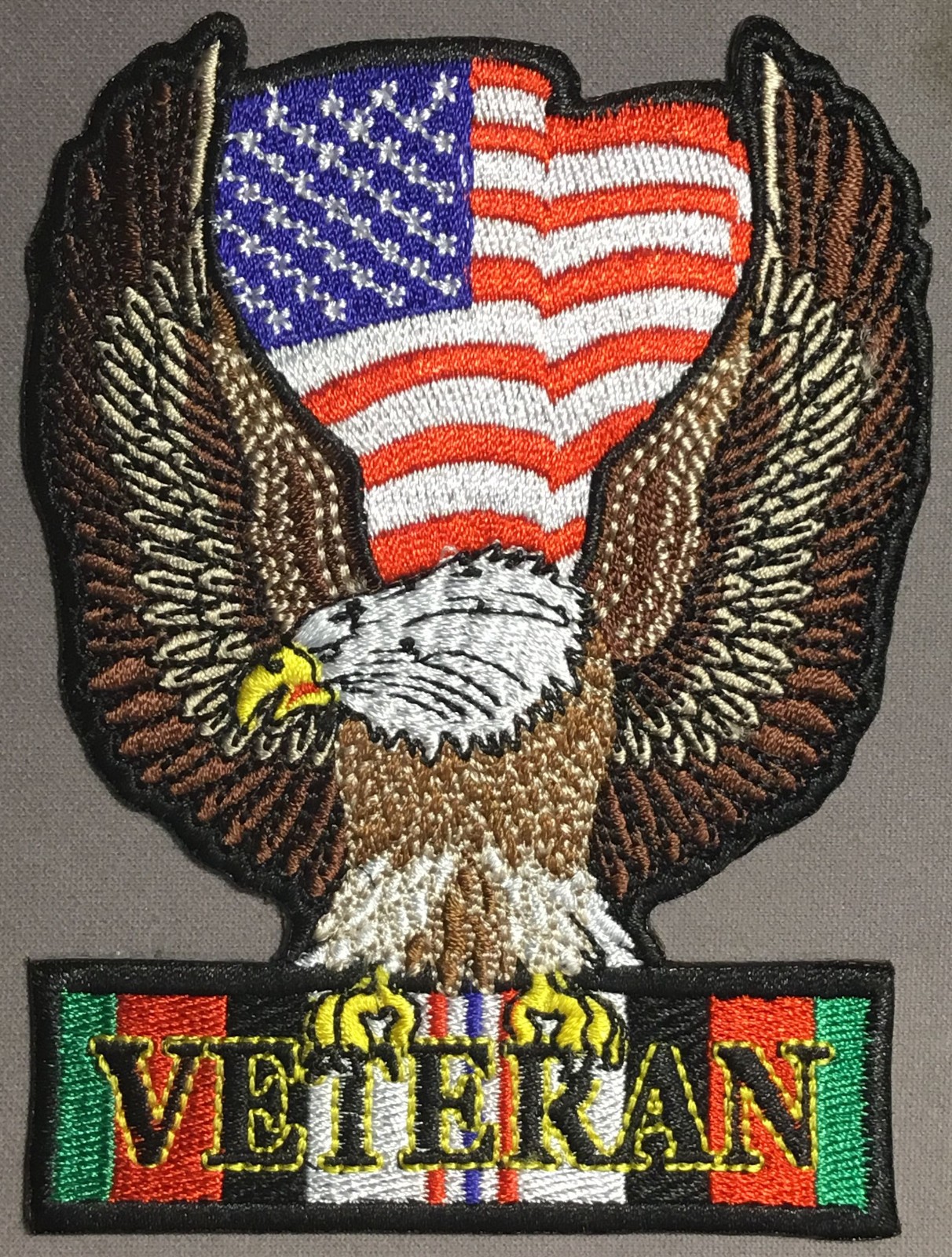 Army Navy Marines Air Force Endring Freedom ribbon licensed patch