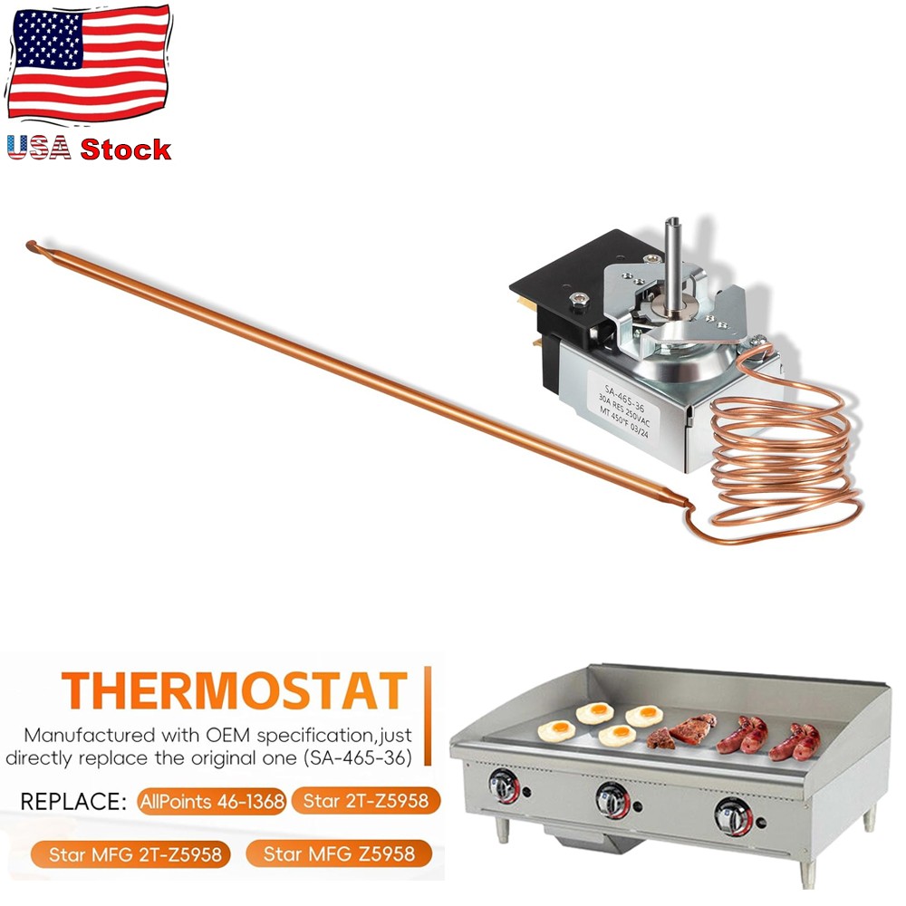 SA-465-36 Electric Griddle Thermostat Control for Star 2T-Z5958 Z5958 AllPoints